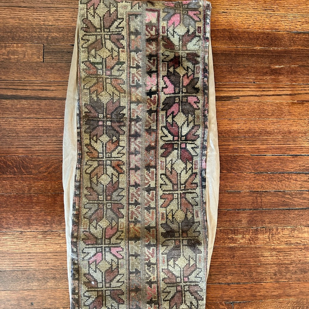 Pillow Cover from Vintage Turkish Kilim Rug, 36" x 14"